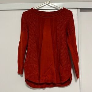 Red sweater